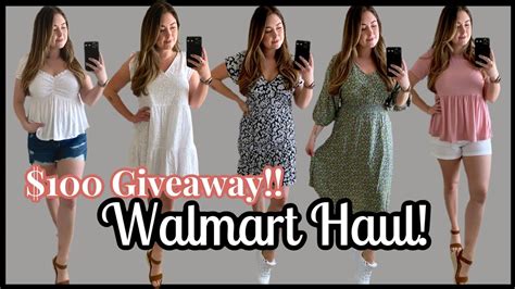 Walmart Spring Try On Haul 100 GIVEAWAY Everything Is Under 20