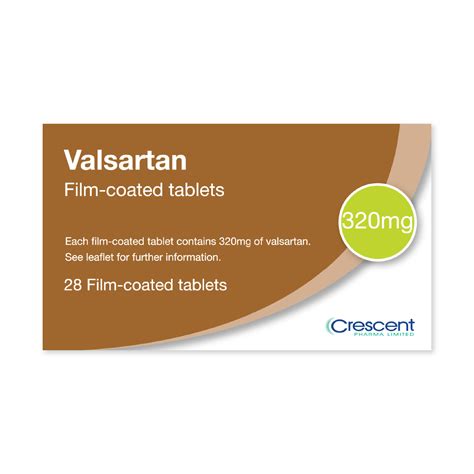 valsartan mg film coated tablets crescent pharma