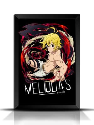 Quadro Poster Serie De Manga Nanatsu No Taizai Meliodas Compre