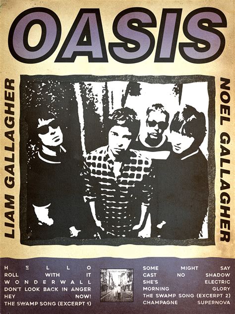 Oasis Poster Whats The Story Morning Glory On Behance