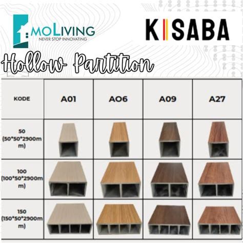 jual kisaba hollow partition indoor hollowpartisi penyekat ruangan