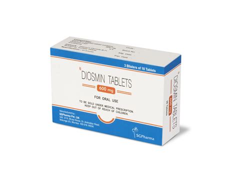 Diosmin Tablets Sgpharma