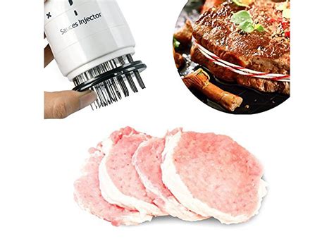 2 In 1 Meat Tenderizer And Marinade Injector Barbecue Seasoning Sauce