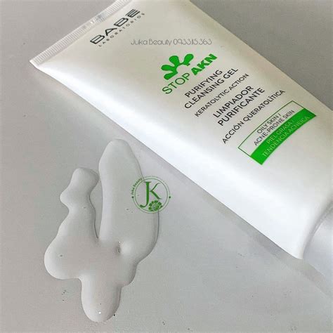 Mẫu mới Sữa Rửa mặt Dạng Gel Cho Da Dầu Mụn Laboratorios Babe Stop A Juka Beauty
