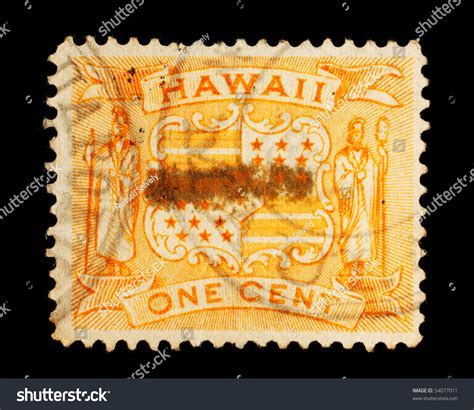 Republic Of Hawaii Circa 1893 1894 Postage Stamp From The Republic