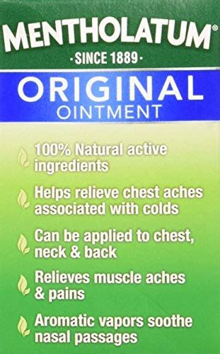 The 17 Best Mentholatum Cough & Cold Chest Rubs of 2024 [Verified ...