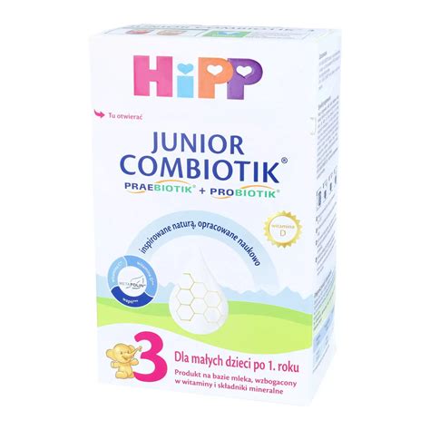 HiPP Junior Combiotik 3 produkt na bazie mleka dla małych dzieci po