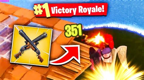 Flying Shotgun Win In Fortnite Battle Royale Fortnite Battle