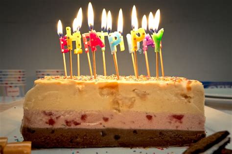 Happy Birthday Neapolitan Ice Cream Cake Inspired By Mcdonalds Ice