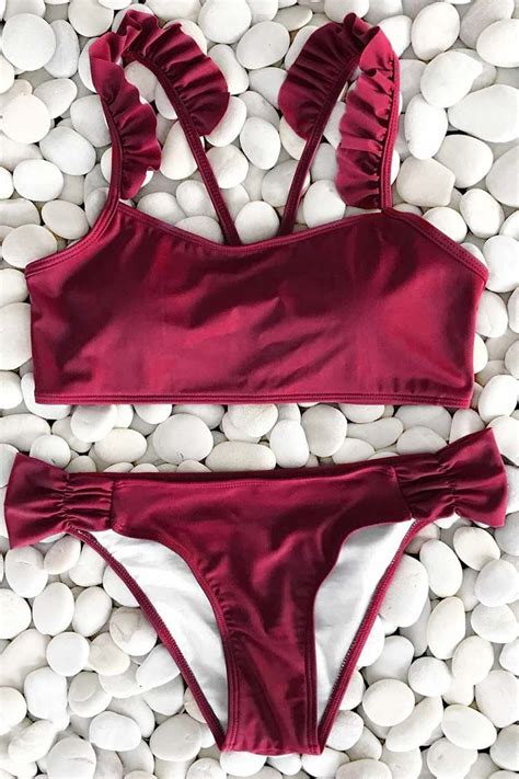 Cupshe Summer Romance Tank Bikini Set Bikinis Swimwear Swimsuits