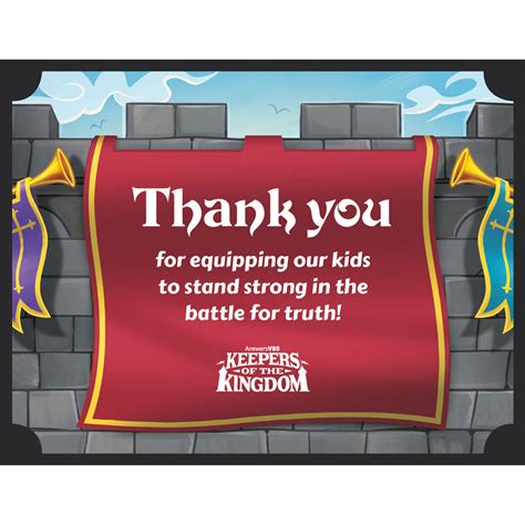 Staff Appreciation Postcards Pack Of 40 Keepers Of The Kingdom Vbs 2023