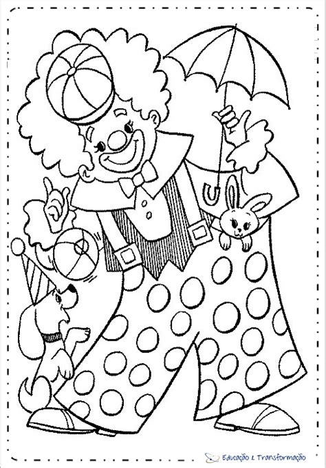 Atividades Dia Do Circo Para Colorir - 6