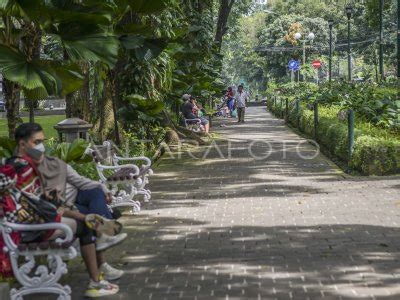 Aktivitas Warga Di Taman Jakarta Antara Foto