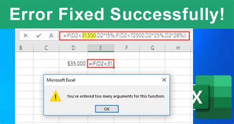 How To Fix Excel You Ve Entered Too Many Arguments For This Function