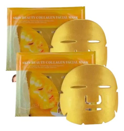 Pack 10 Mascarilla Máscara Faciales Colágeno Ac Hialurónico Cuotas