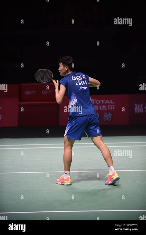 Chen Yufei Of China Returns A Shot To Nozomi Okuhara Of Japan In The