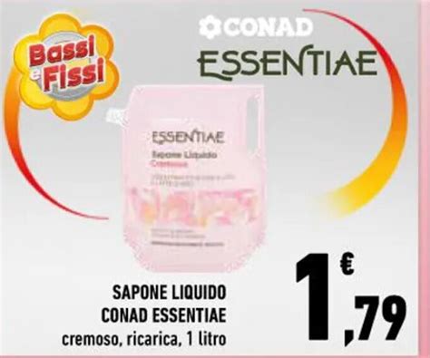 Sapone Liquido Conad Essentiae Cremoso Ricarica Litro Offerta Di Conad