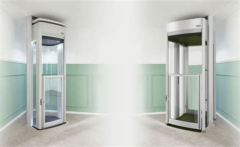 Stainless Steel And Glass Passengers Elevator For Residential Use At