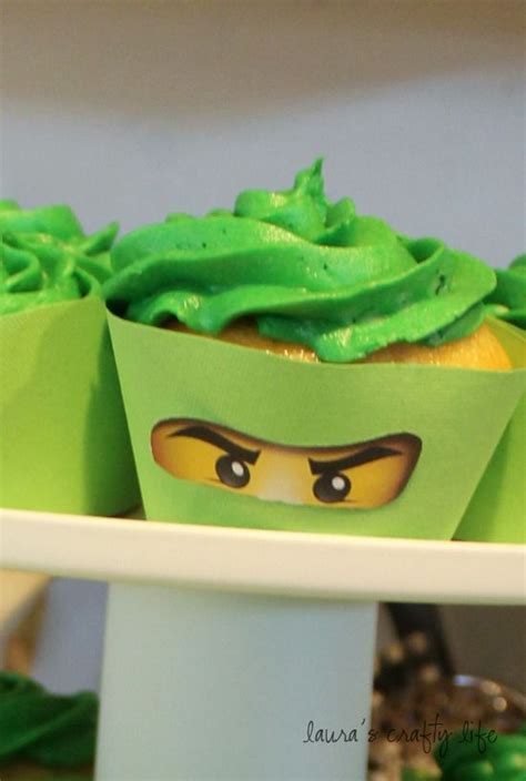 Ninjago Cupcake Liners Ninja Birthday Parties Lego Ninjago Birthday