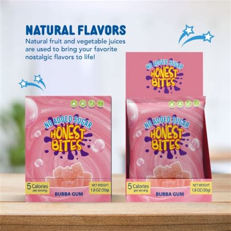 Honest Bites Sugar-Free Gummy Candy, Bubble Gum Flavor - 10 Pack, 10 ...