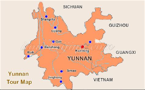 Map of Yunnan Province | Download Scientific Diagram