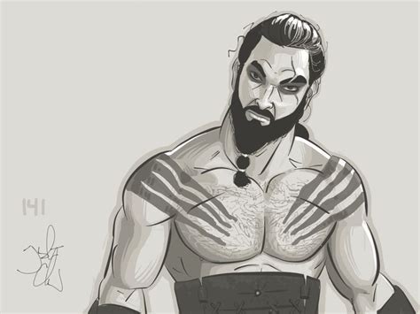 Khal Drogo Sketch From Game Of Thrones Khal Drogo Sketches Khal