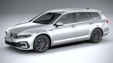 Volkswagen Passat Variant Gte 2020 3d Model Cgtrader