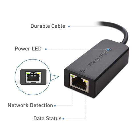 Cable Matters Usb C To Ethernet Adapter Usb C To Gigabit Ethernet