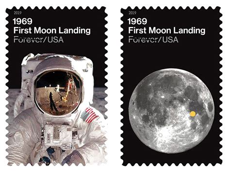 1969 Moon Landing Stamp - Studio A - Studio A