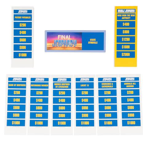 Jeopardy The Card Game Travel Quiz Game With Answers And