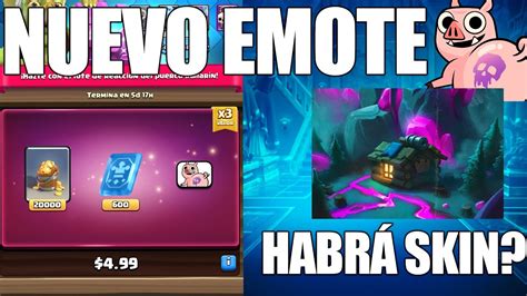 Nuevo Emote Del Cerdo Bailando Ya En La Tienda HabrÁ Skin Noticias Temporada 35 Clash Royale