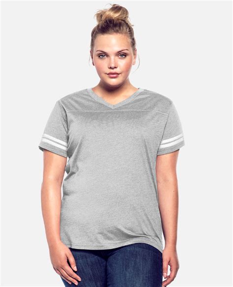 Women S V Neck Football Tee Spreadshirt