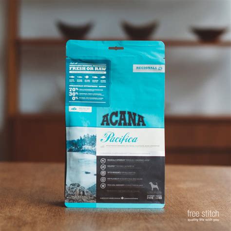 【楽天市場】ACANA Pacifica dog recipe 340g アカナ?パシフィカドッグ レシピ：フリーステッチ