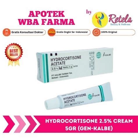 Jual HYDROCORTISONE 2 5 CREAM 5GR Gen Kalbe Shopee Indonesia