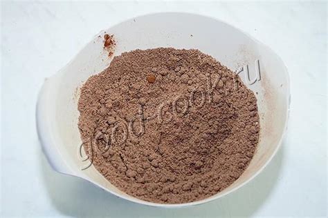 Постный шоколадный бисквит. Рецепт приготовления