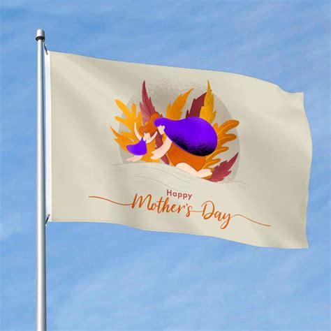 Cayyon Happy Mothers Day Flags 3x5 Happy Mothers Day Flag Banner With