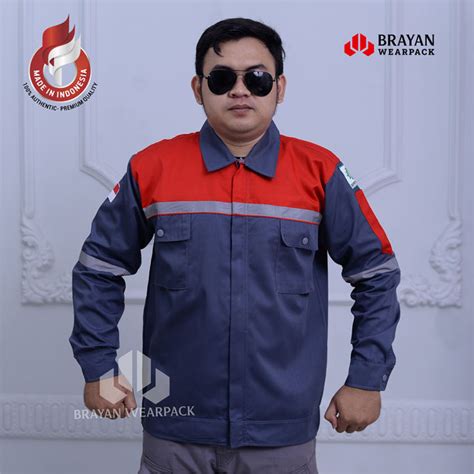 Wearpack Safety Atasan Kemeja Safety Baju Kerja Lapangan APD K3