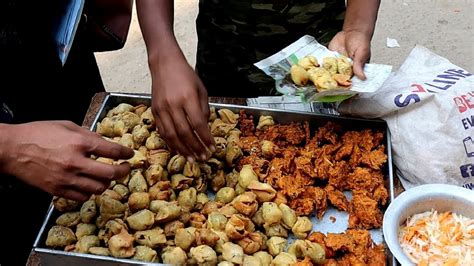 Bangladeshi Most Famous Street Food Hot Chanachur And Small Singara Best