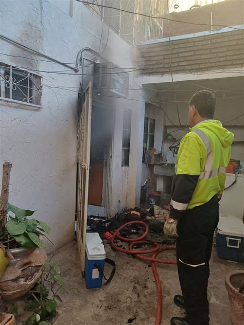 Casa de adultos mayores se incendia en Torreón lograron ponerlos a