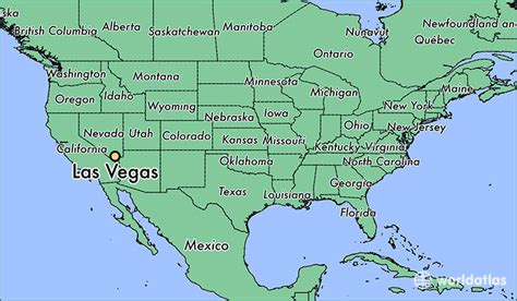 Where Is Las Vegas Nv Las Vegas Nevada Map