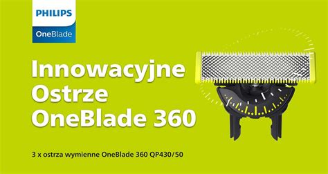 PHILIPS OneBlade 360 QP430 50 Ostrza Golarki Niskie Ceny I Opinie W