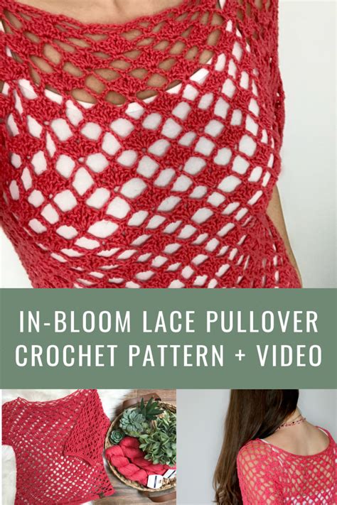 Free Crochet Pattern Easy One Piece Lace Crochet Top Crochet Lace