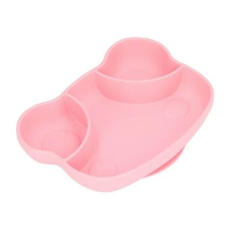 Baby Divided Plate, Practical Microwave Safe Silicone Toddler Plates ...