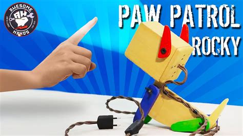 Светильник "Щенячий патруль" ручной работы // Handmade Paw Patrol Rocky ...