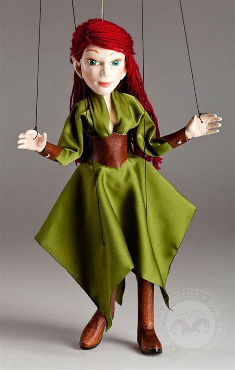 Erunis Redhead Elf Czech Handmade Marionette String Puppet Etsy