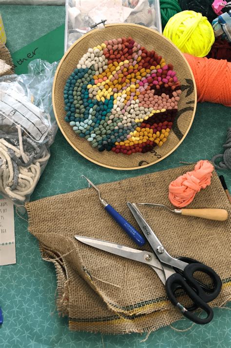 rag rugging session  wakefield library learning zone event