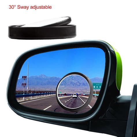 2pcs 360 Wide Angle Convex Rear Side View Blind Spot Mirror Car Auto