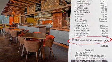 Dh615065 Dinner Bill At Salt Bae Abu Dhabi Restaurant Goes Viral