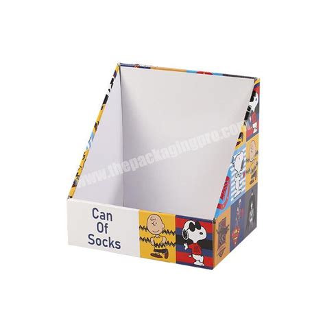 Counter Display Rack Paperboard Cardboard Retail Displays Collapsable