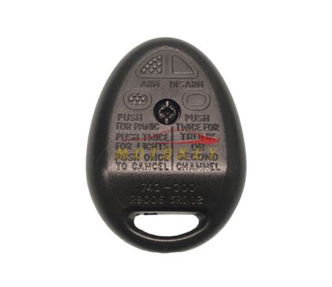 Autowatch 457 446rli 743 Alarm 4 Button Remote Casing